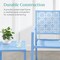 Best Choice Products 3-Piece Stackable Patio Bistro Set, Outdoor Chat Furniture w/ 2 Chairs, Table